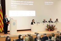 Acte d'inauguració del curs 2011-2012, a l'auditori del Vèrtex