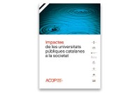 Portada de l'estudi Impactes de les universitats públiques catalanes a la societat'