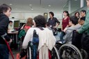 Visita al Campus Nord dels estudiants participants en el Campus Inclusiu
