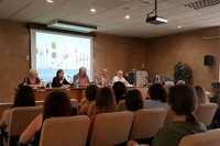 Sebastià Vila, delegat del rector per la Política TIC, durant la presentació de la jornada