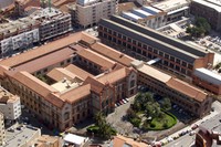 Vista aèria del Campus de la UPC a Terrassa.