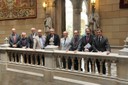 Foto de grup de tots els rectors signataris