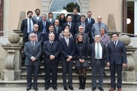 Fotografia de grup dels membres del nou Consell Empresarial de la UPC.
