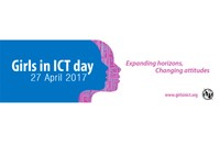 Imatge del cartell del 'Girls ICT Day' a la UPC.
